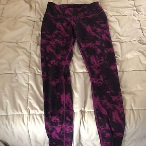 Tie die lululemon legging